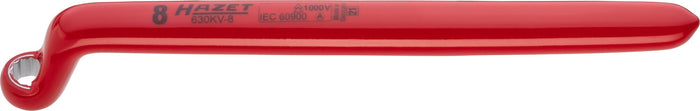 Hazet Single Box-End Wrench VDE 630KV-8 Outside 12-Point Profile 8mm