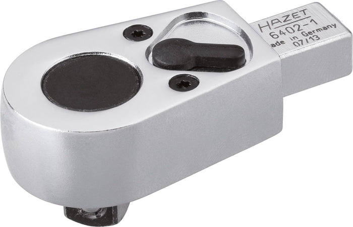 Hazet 3/8in Insert Reversible Ratchet 6402-1 Insert Square 9 x 12mm 