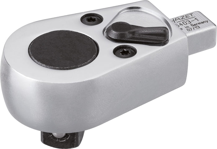 Hazet 1/2in Insert Reversible Ratchet 6403-1 Insert Square 9 x 12mm 