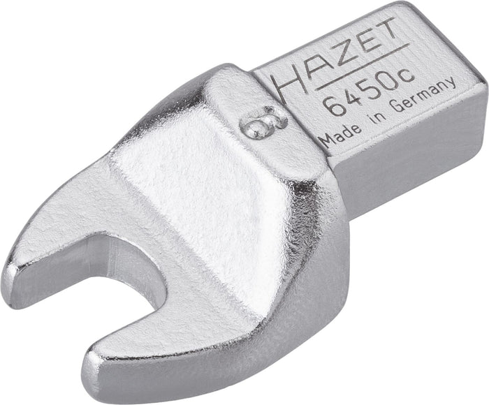 Hazet Insert Open-End Wrench 6450C-9 Insert Square 9 x 12mm Outside Hexagon Profile 9mm