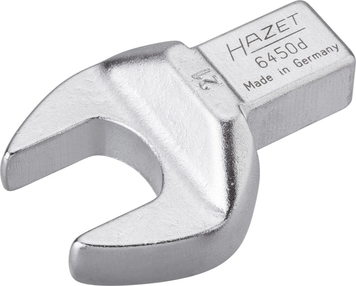 Hazet Insert Open-End Wrench 6450D-21 Insert Square 14 x 18mm Outside Hexagon Profile 21mm