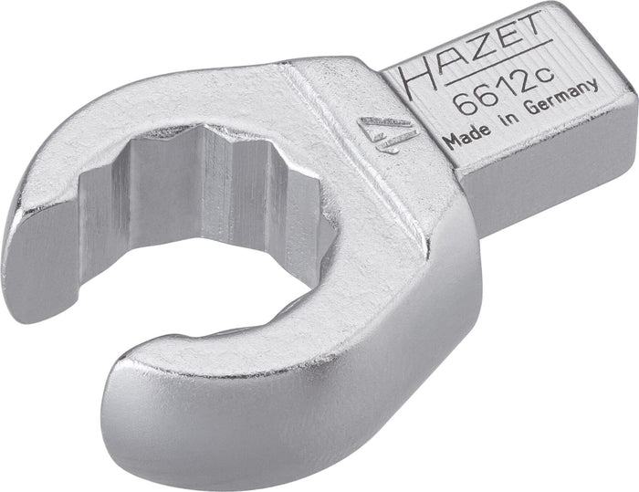 Hazet Insert Box-End Wrench Open 6612C-17 Insert Square 9x12mm Outside 12-Point Profile 17mm