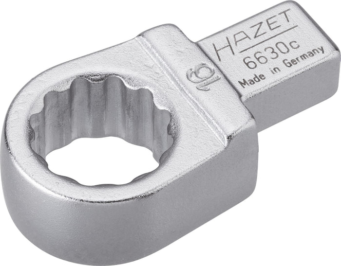 Hazet Insert Box-End Wrench 6630C-16 Insert Square 9 x 12mm Outside 12-Point Traction Profile 16mm