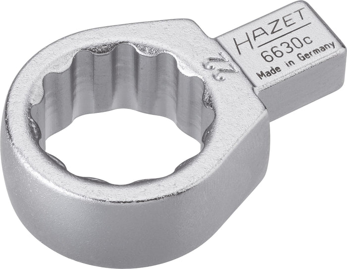Hazet Insert Box-End Wrench 6630C-22 Insert Square 9 x 12mm Outside 12-Point Traction Profile 22mm