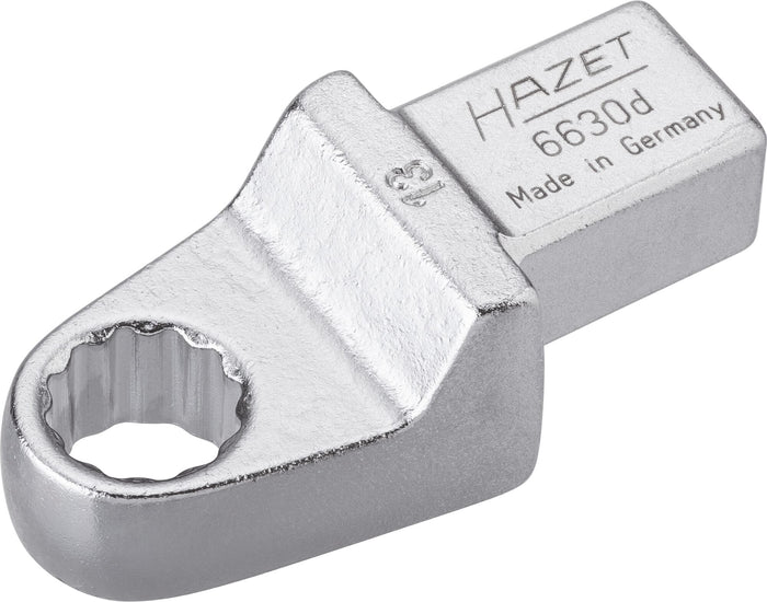 Hazet Insert Box-End Wrench 6630D-13 Insert Square 14 x 18mm Outside 12-Point Traction Profile 13mm