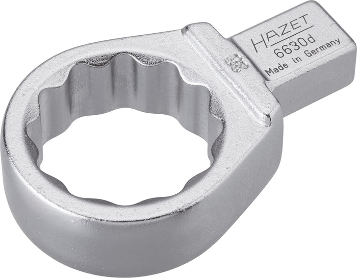 Hazet Insert Box-End Wrench 6630D-36 Insert Square 14 x 18mm Outside 12-Point Traction Profile 36mm