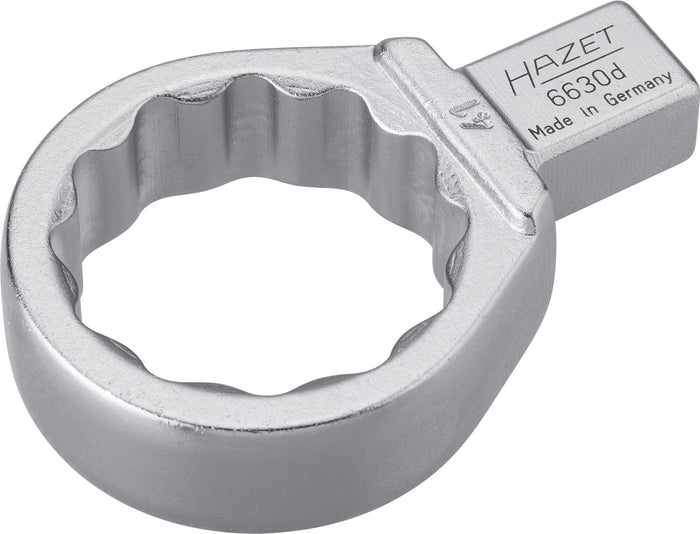 Hazet Insert Box-End Wrench 6630D-41 Insert Square 14 x 18mm Outside 12-Point Traction Profile 41mm