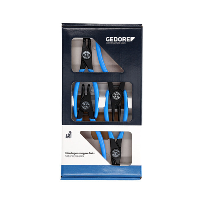Gedore S 8000 Circlip Plier Set, 4 Pce