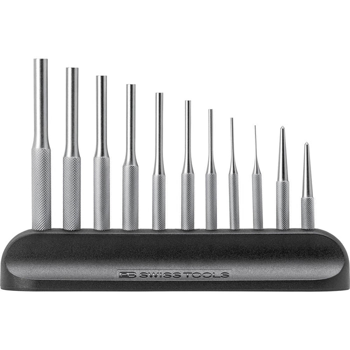 PB Swiss 11 Pce Safety Drift & Pin Punch Knurled Set