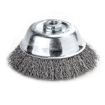 Lessmann Cup Brush Dia 75mm Steel Wire STA Crimped 0.35mm Thread M14