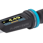 Hazet 1/4in Electronic Torque Wrench Built-In Angle Gauge 7280-2STAC 1-10Nm 0.75-7.5 Lbf.FT 