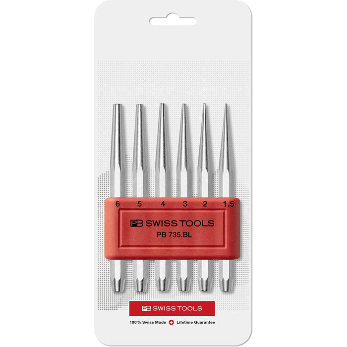 PB Swiss 6 Pce Drift Punch Set (1.5-6mm)