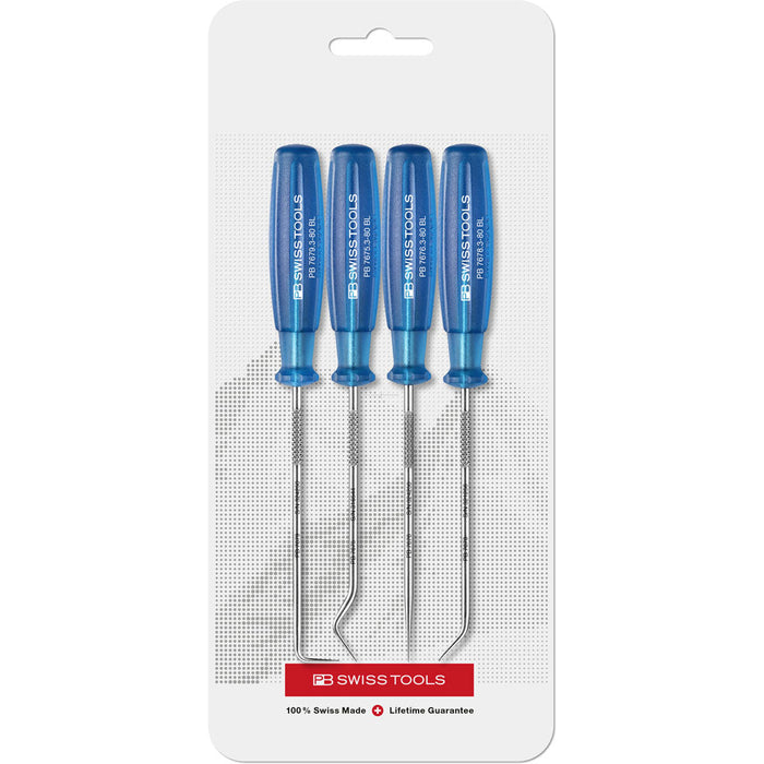 PB Swiss 4 Pce PickTool Set with Multicraft Handle in Skin Pack