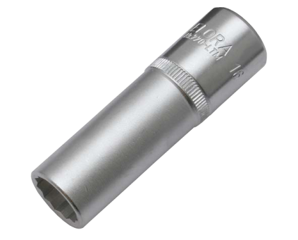 Elora Socket 1/2in extra deep bi-hexagon 770-LT 19mm / 3/4in AF