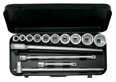 Elora Socket Set 3/4in bi-hexagon 14 Pce 7/8in-2in AF 770-S10 AZ