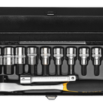 Elora Socket Set 1/2in inside-hexagon 9 Pce 3/16in-3/4in AF 770-KINAU