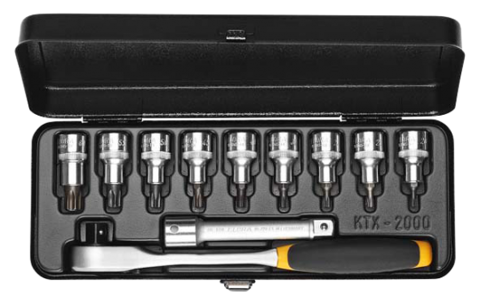 Elora Socket Set 1/2in TORX® 11 Pce 20-60mm 770-KTXK