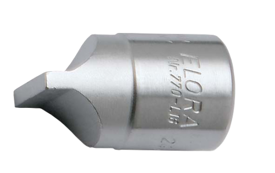 Elora Screwdriver Socket 1/2in plain slot 770-L17