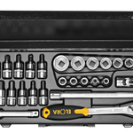 Elora Socket Set 1/2in hexagon+in+TORX® 30 Pce 10-50mm 771-LMITXK