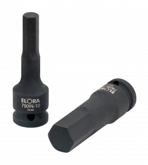 Elora Impact Screwdriver Socket 1/2in inside hexagon 790IN-12mm