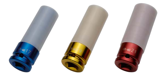 Elora Impact Socket 1/2in Hexagon with plastic Sleeve 790LTP-19mm