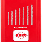Ruko Twist Drill Set DIN 338, 25 Piece