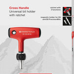 PB Swiss 1255 MR Cross Handle Bit Holder with Ratchet in Cardboard Box