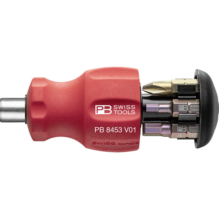 PB Swiss 8453 Insider Stubby – Pocket Tool with Integrated Bit Magazine and PrecisionBits