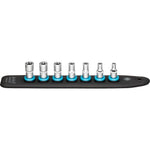 Hazet 7 Pce 1/4in Smartrail With 7 Slots 850E-SR/7 Outside Torx Profile (E5 E6 E7 E8 E10 E11 E12)