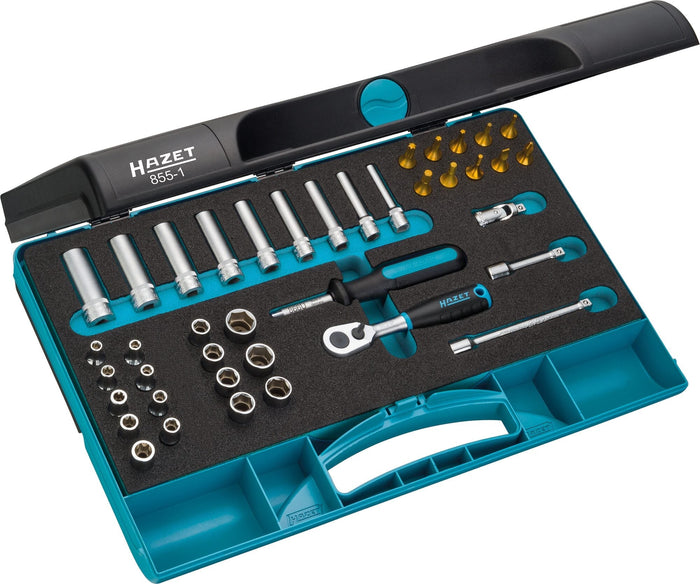 Hazet 40 Pce 1/4in Socket Set 855-1 