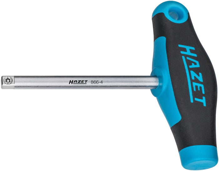 Hazet 1/4in Spin Type Speeder With T-Handle 866-4 134mm