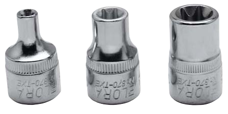 Elora Socket 3/8in outside-TORX® 870-TXE 8