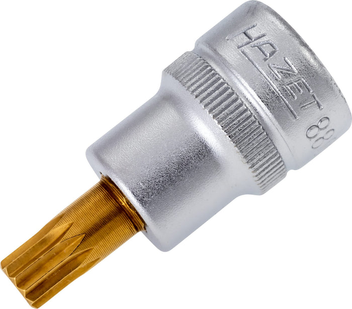 Hazet 3/8in Screwdriver Socket with Internal Serration Profile (XZN) 8808-8 M8