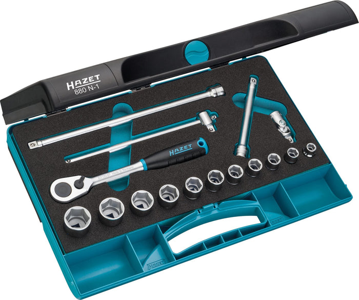 Hazet 16 Pce 3/8in Metric Socket Set 880N-1 