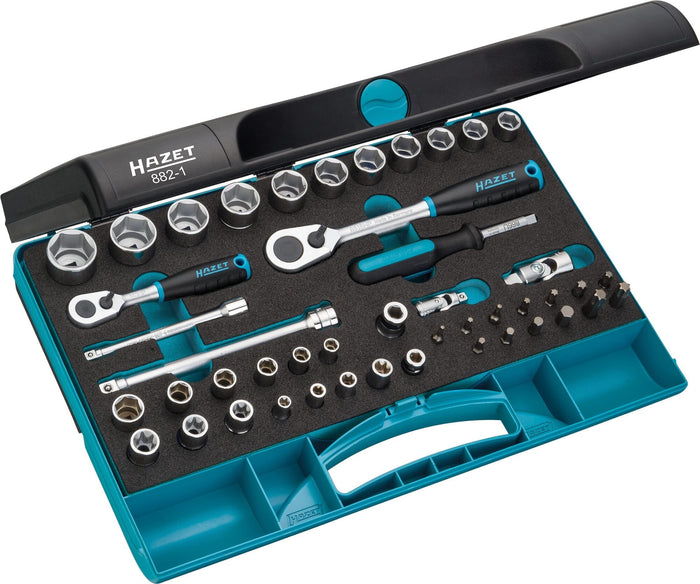 Hazet 46 Pce Mixed Drive Socket Set 882-1 