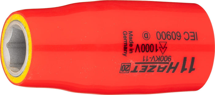 Hazet 1/2in 11mm VDE Hexagon Socket 900KV-11 