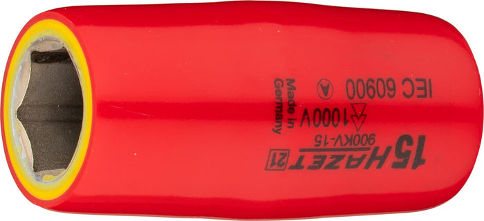 Hazet 1/2in 15mm VDE Hexagon Socket 900KV-15 