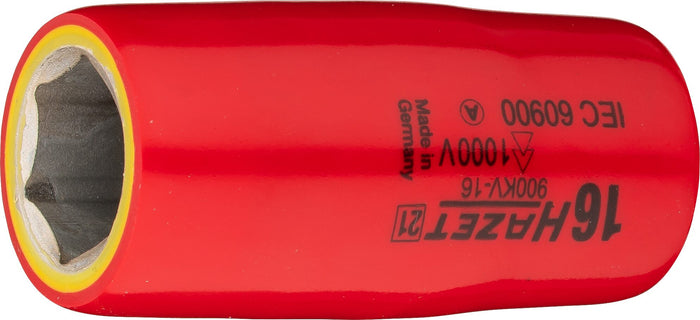 Hazet 1/2in 16mm VDE Hexagon Socket 900KV-16 