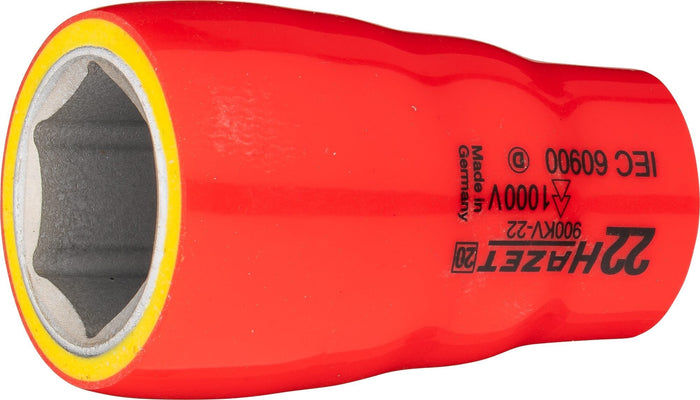 Hazet 1/2in 22mm VDE Hexagon Socket 900KV-22 