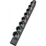 Hazet 8 Pce 1/2in Smartrail Metric Impact Hexagon Socket Set 900S-SR/8