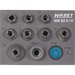 Hazet 11 Pce Metric Impact Socket 12-Point Set 900SZ6/11