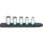 Hazet 5 Pce 1/2in Smartrail Metric 12 Point Socket Set 900Z-SR/5