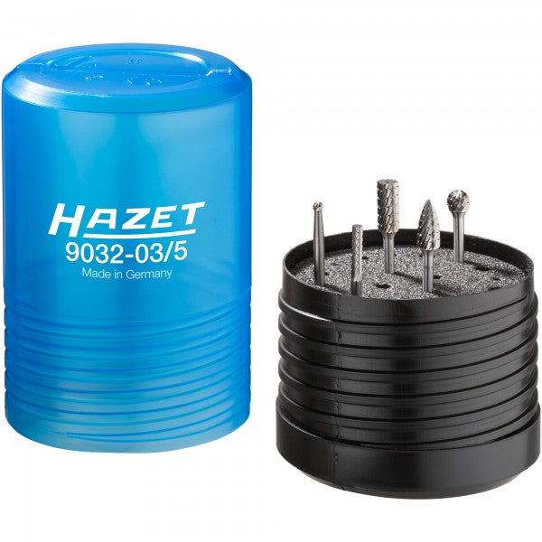 Hazet 5 Pce Carbide Milling Pin Set 3mm 9032-03/5