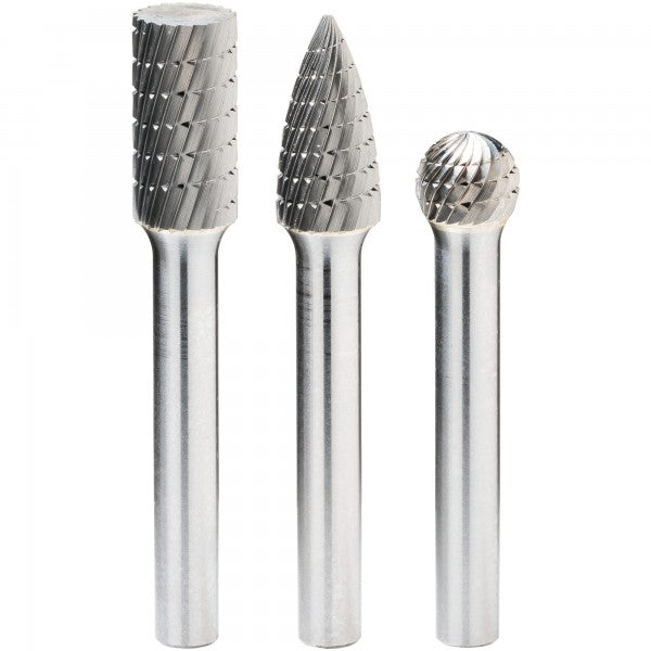 Hazet 3 Pce Carbide Milling Pin Set 6mm 9032-06/3