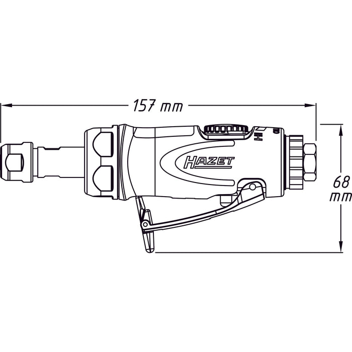 Hazet Die Grinder Straight Design 9032N-1