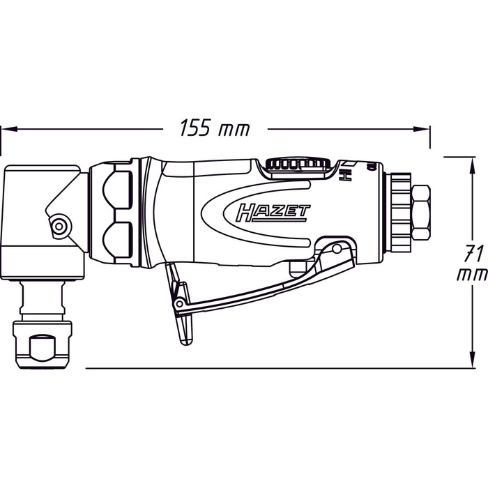 Hazet Die Grinder Angled 9032N-5
