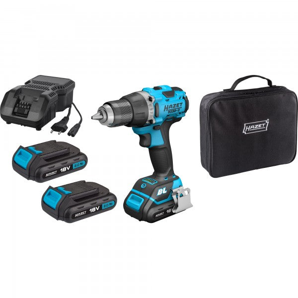 Hazet 4 Pce Cordless Drill Set 18V 2Ah 9230-2/4