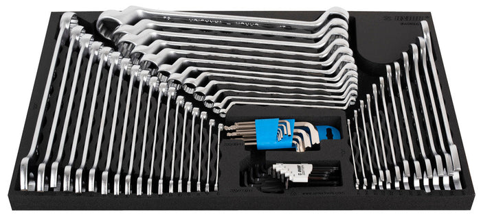 Unior 1011DEV6 Tool Set with Tool Carriage/Cabinet, 238 Pce