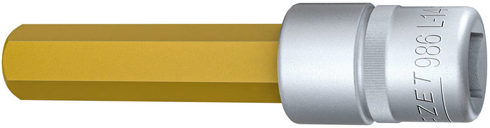 Hazet 1/2in 14mm Drive Hex Socket Bit 986L-14 