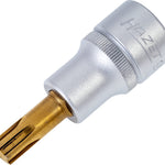 Hazet 1/2in Screwdriver Socket 991-9 Spline Socket Ribe-CV M9